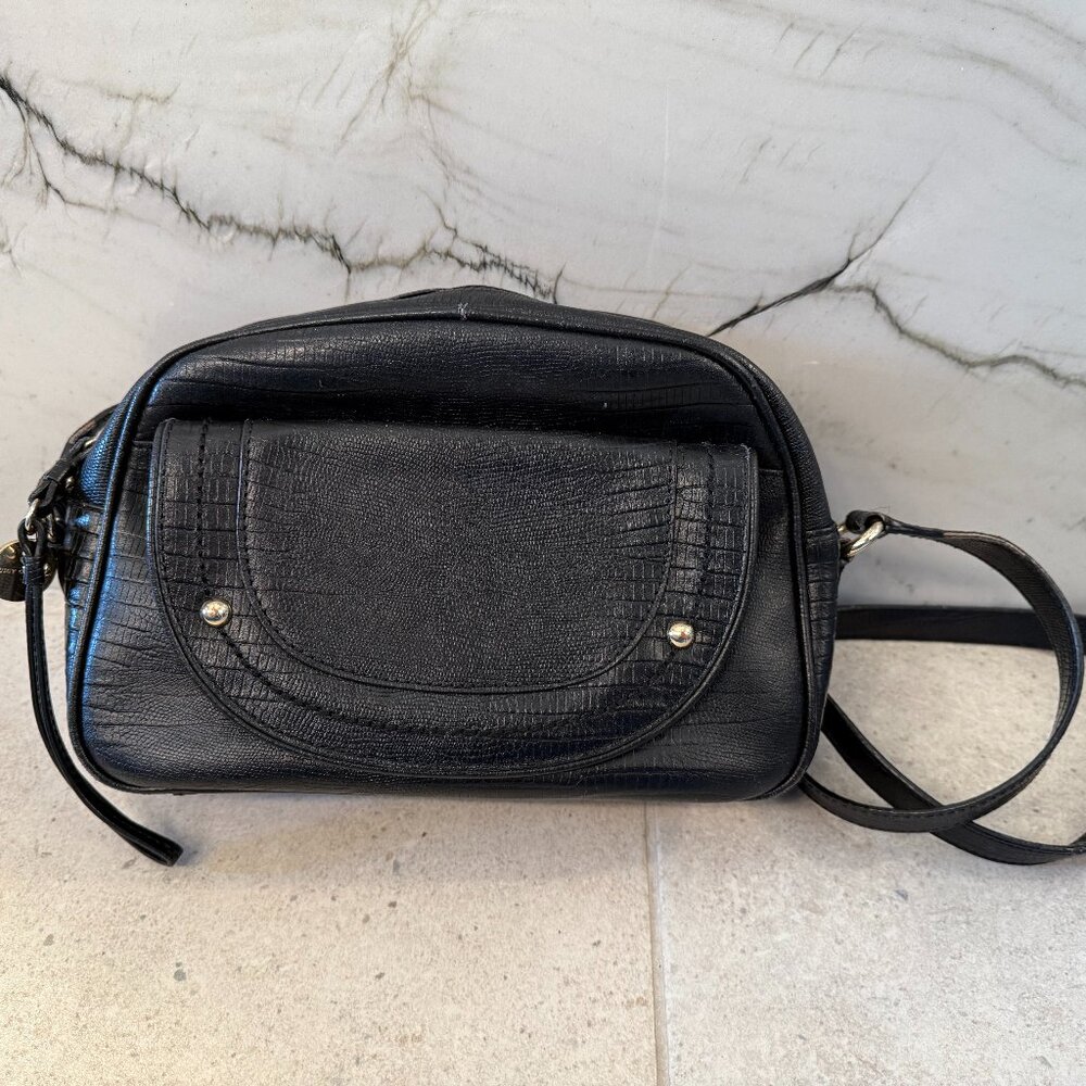 Juicy Couture black leather crossbody